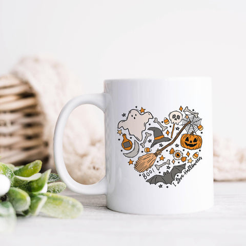 I Love Halloween Ceramic Mug