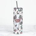 Spooky Vibes Halloween Insulated Skinny Tumbler