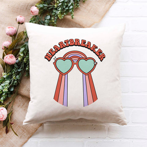 Heartbreaker Retro Valentine's Day Pillow Cover