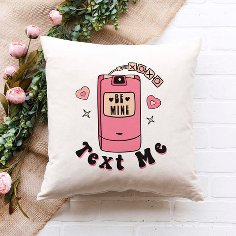 Text Me Valentine's Day Pillow Cover