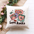 Love Rocks Valentine's Day Pillow Cover