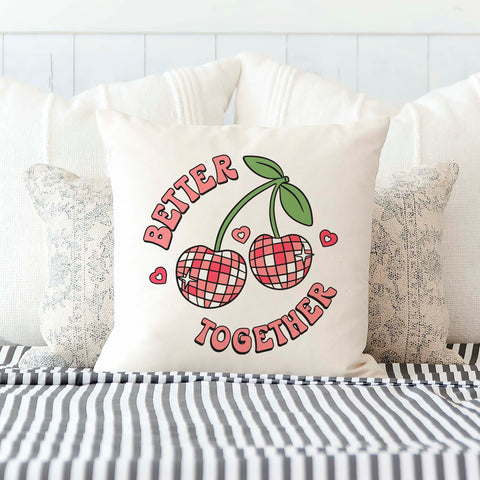 Better Together Valentine's Day Pillow Cover