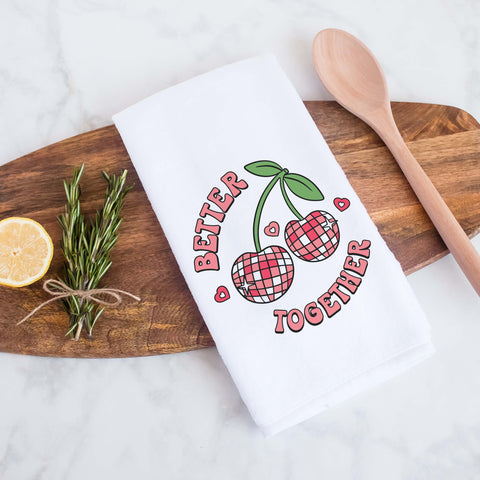 Better Together Valentine's Day Kitchen Towel
