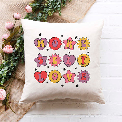 More Self Love Valentine's Day Pillow Cover