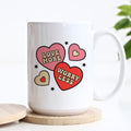 Love More Worry Less Valentine's Day Mug
