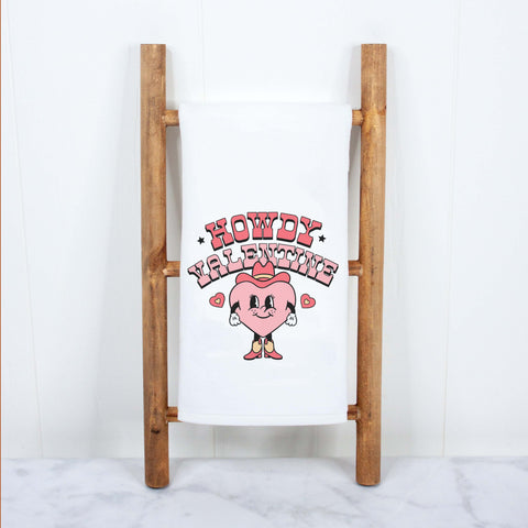 Howdy Valentine Valentine's Day Kitchen Towel