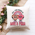 All You Need is Love and Pizza Valentine's Day Pillow Cover
