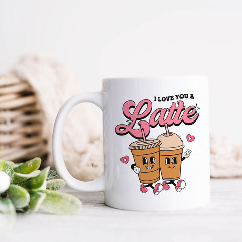 I Love You a Latte Valentine's Day Mug