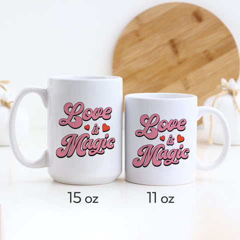 Love is Magic Valentine's Day Mug