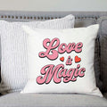 Love is Magic Valentine's Day Pillow Cover