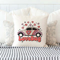 Love Bug Valentine's Day Pillow Cover