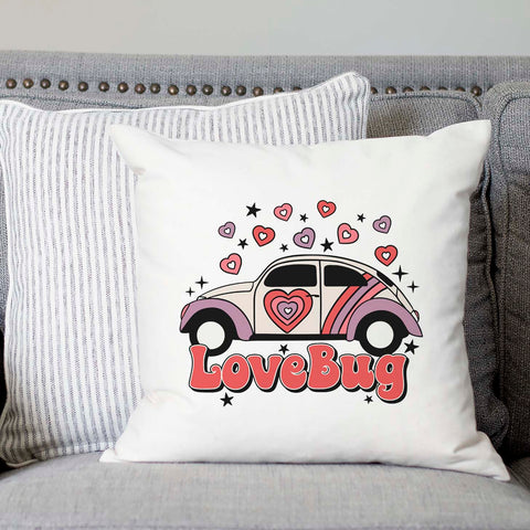 Love Bug Valentine's Day Pillow Cover