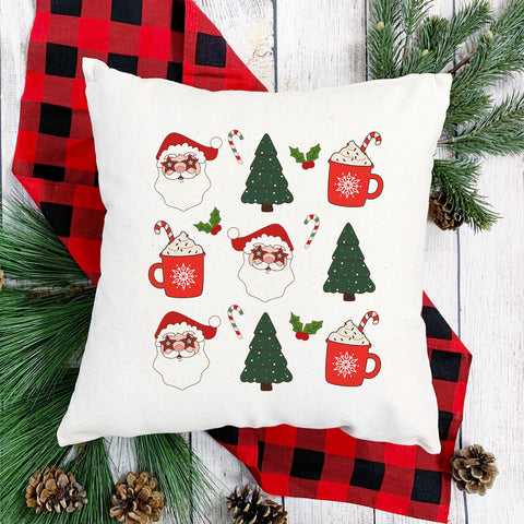 Santa Christmas Pillow Cover