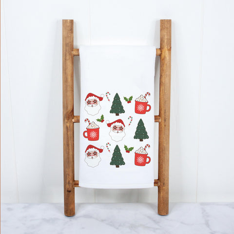 Santa Christmas Design Kitchen Towel