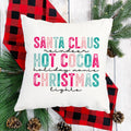 Santa Hot Cocoa Christmas Pillow Cover