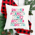 Reindeer Christmas Pillow Cover