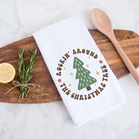 Rocking Around the Christmas Tree Kitchen Towel