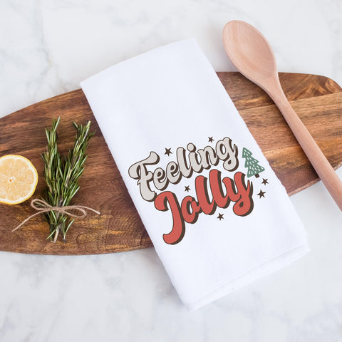 Feeling Jolly Christmas Kitchen Towel