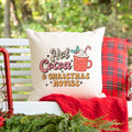 Hot Cocoa and Christmas Movies Pillow Cover