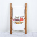 Hot Cocoa and Christmas Movies Kitchen Towel
