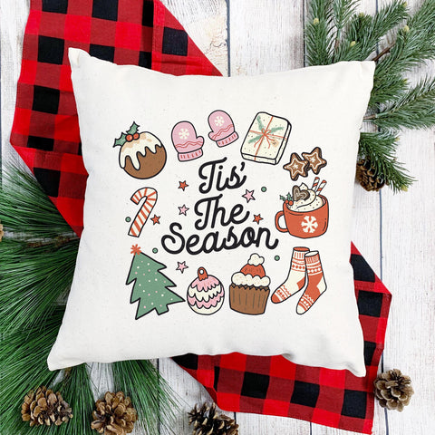 Tis the Season Christmas Pillow Cover