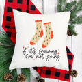 If It's Snowing I'm Not Going Christmas Pillow Cover