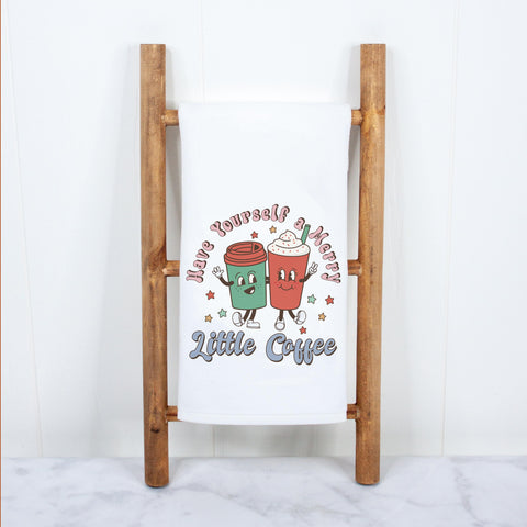 Have Yourself a Merry Little Coffee Kitchen Towel
