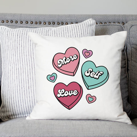 More Self Love Pillow Cover