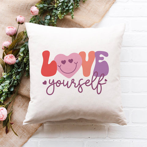 Love Yourself Pillow Cover