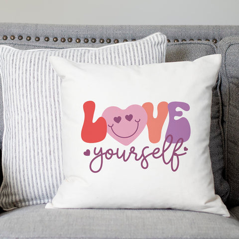 Love Yourself Pillow Cover