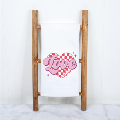 Love Valentine's Day Kitchen Towel