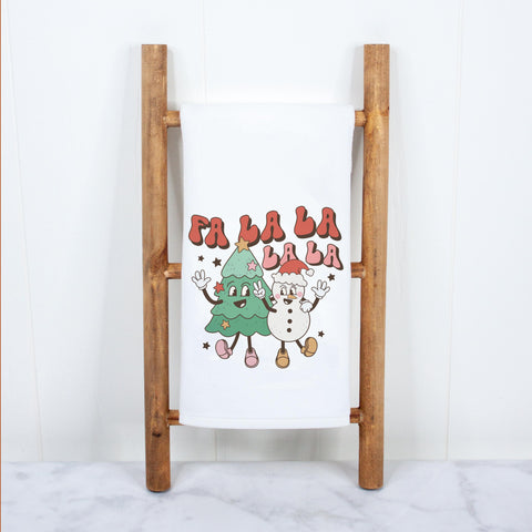 Fa La La La La Christmas Kitchen Towel
