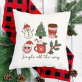 Jingle All the Way Christmas Pillow Cover