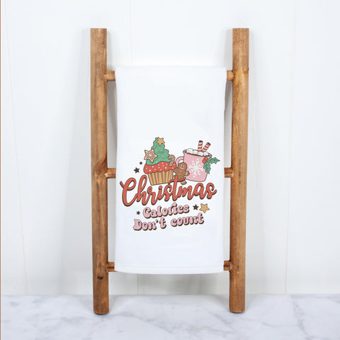 Christmas Calories Don't Count Kitchen Towel