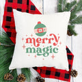 Merry Magic Christmas Pillow Cover