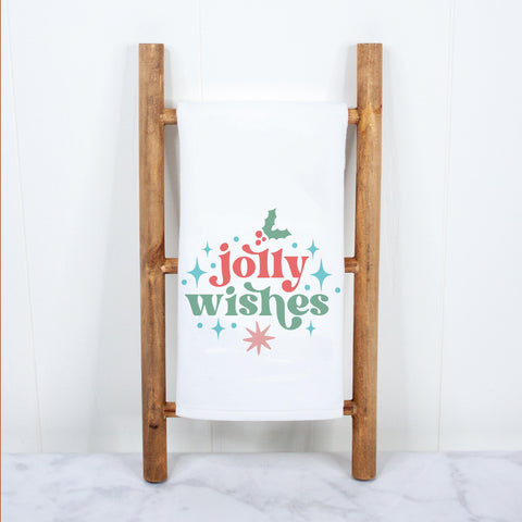 Jolly Wishes Christmas Kitchen Towel