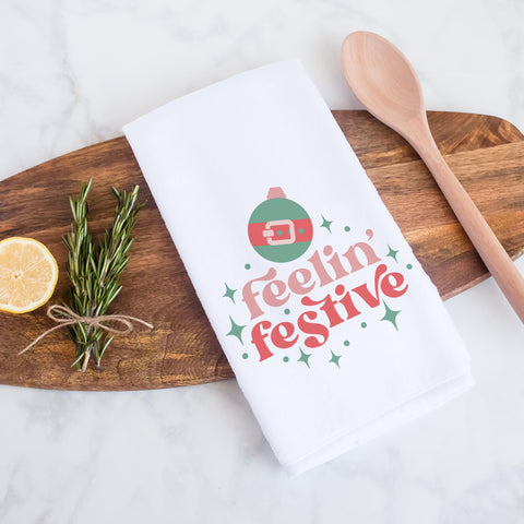 Feeling Festive Christmas Kitchen Towel