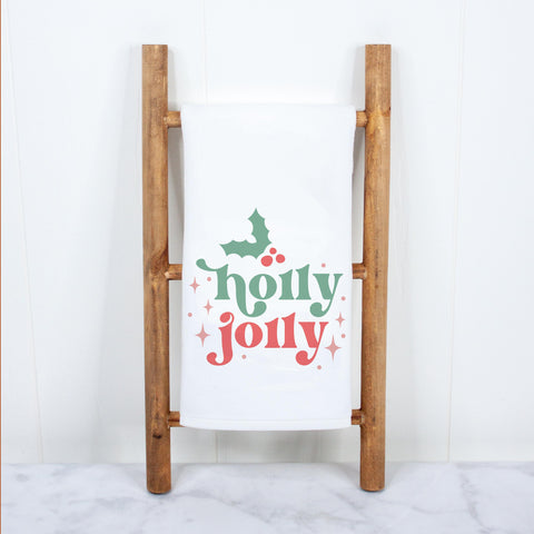 Holly Jolly Christmas Kitchen Towel