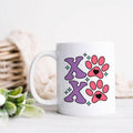 XOXO Paw Print Valentine's Day Mug
