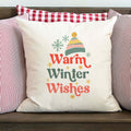 Warm Winter Wishes Christmas Pillow Cover
