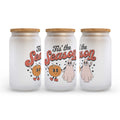 Tis the Season Halloween Frosted Glass Can Tumbler