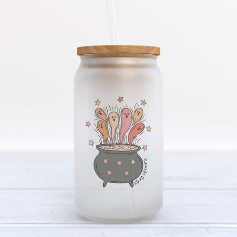 Stay Spooky Halloween Frosted Glass Can Tumbler