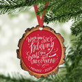 When you stop believing in santa you get underwear funny personalized christmas ornament