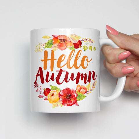 Hello Autumn Mug