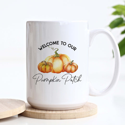 Welcome to Our Pumpkin Patch Fall Mug