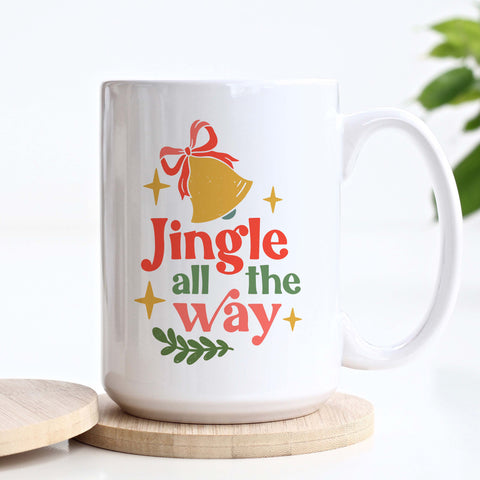Jingle All the Way Retro Christmas Mug