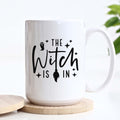 The Witch Is In, Halloween Ceramic Mug