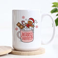 Merry and Bright, Gingerbread Man Christmas Ceramic Mug