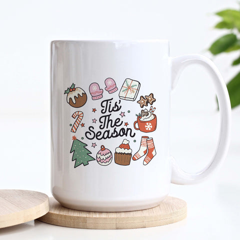 Tis the Season Christmas Ceramic Mug