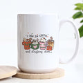 I Run On Coffee and Christmas Cheer Ceramic Mug